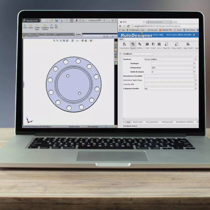 Integrazione con SolidWorks